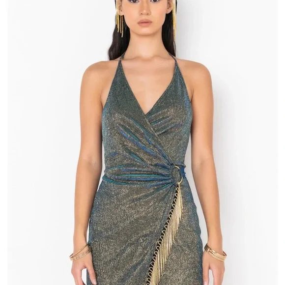 Elegant Glitter Dress - Picture 2 of 11